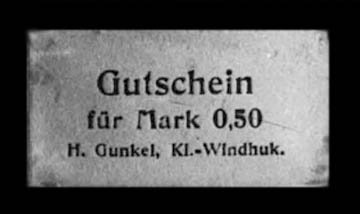 DSWA-Gutschein-Gunkel 0,50 Mark