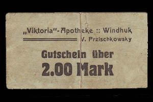 DSWA-Gutschein-Viktoria-Apotheke 2 Mark
